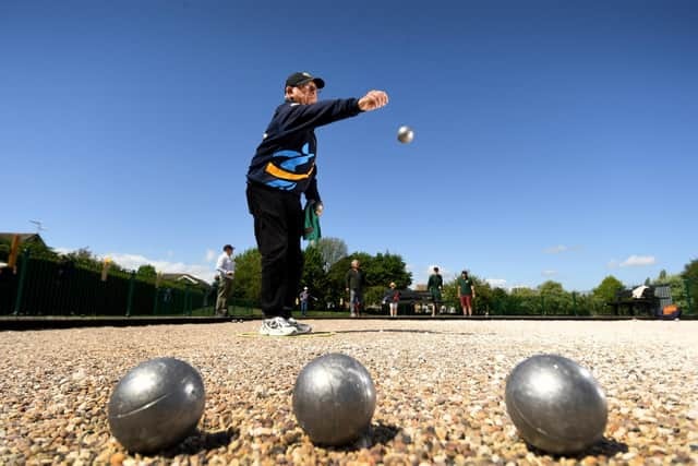 jeu de pétanque